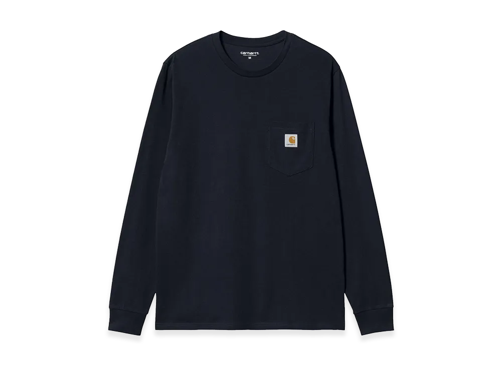 Carhartt WIP L/S Pocket T-Shirt "Dark Navy"