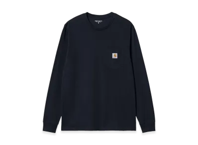 Carhartt WIP L/S Pocket T-Shirt "Dark Navy"