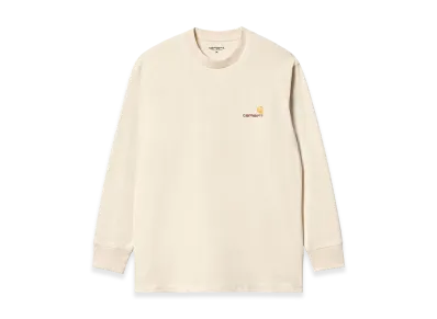 Carhartt WIP L/S American Script T-Shirt "Natural"