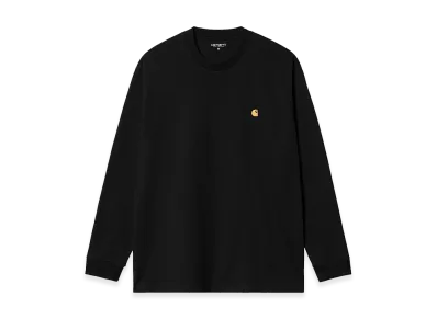 Carhartt WIP L/S Chase T-Shirt "Black/Gold"