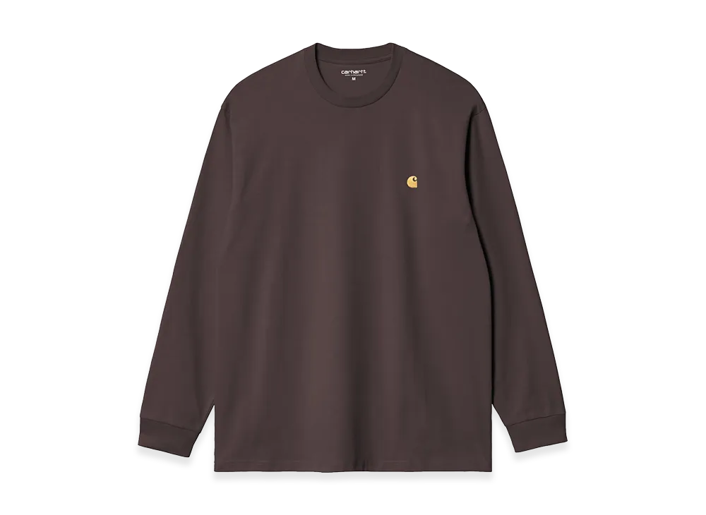 Carhartt WIP L/S Chase T-Shirt "Shale/Gold"