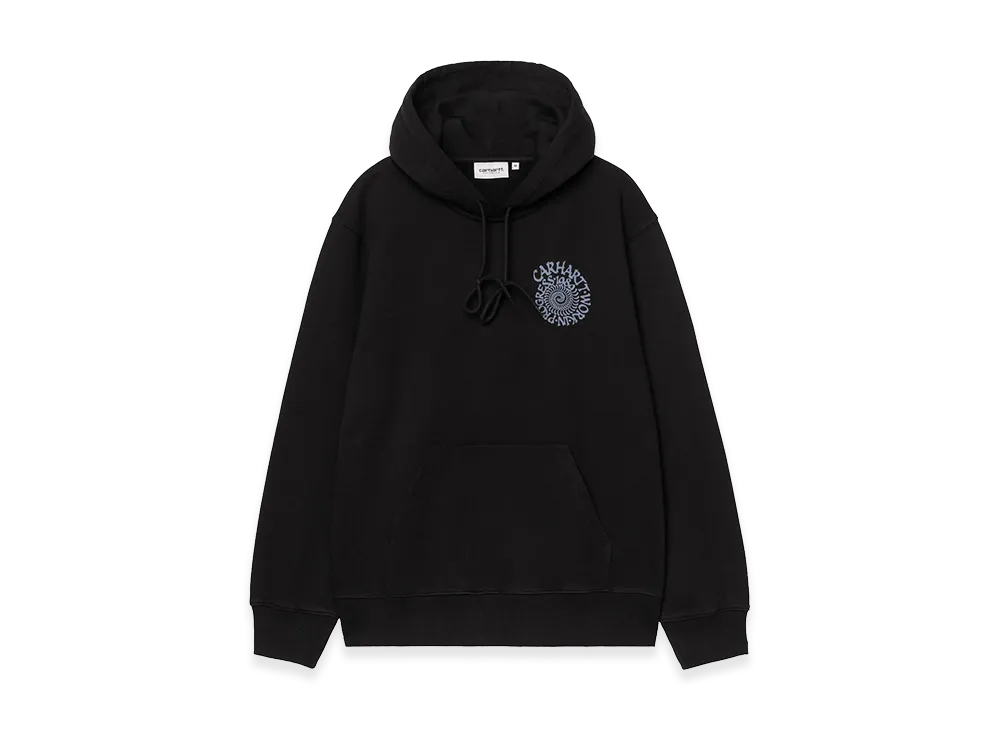 Carhartt WIP Hooded Spiral Sweat "Black"