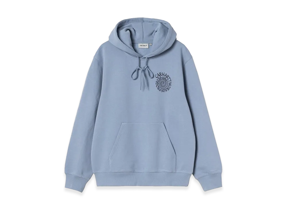 Carhartt WIP Hooded Spiral Sweat "Gentle Blue"