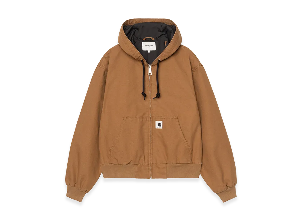 Carhartt WIP Women's Og Active Jacket "Hamilton Brown(Rinsed)"