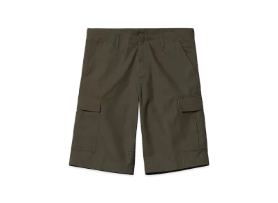 Carhartt WIP Regular Cargo Short Pants 'Columbia' Ripstop Cypress Rinsed "Olive"