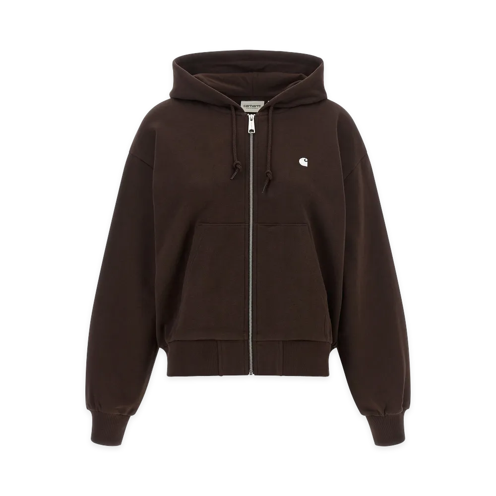 Carhartt WIP Women's Cotton Sweatshirt With Embroidery "Brown"