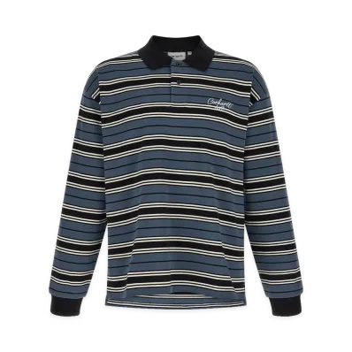 Carhartt WIP Devitt Rugby Polo Shirt "Blue"