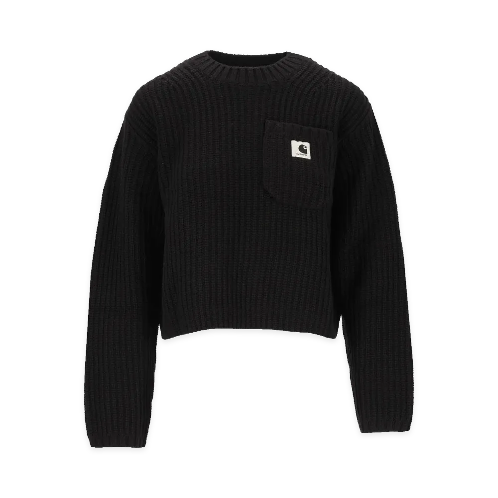 Carhartt WIP Women's W Mira High-Neck Blend Sweater "Black"