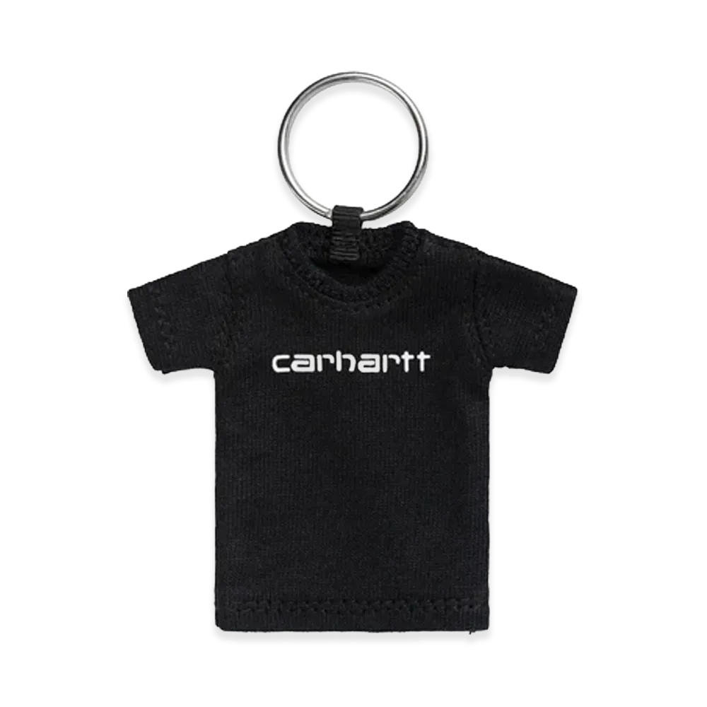 Carhartt WIP Mini Script T-Shirt Keychain "Black"