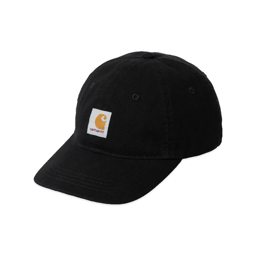 Carhartt WIP Selby Canvas Cap "Black Stone Washed"