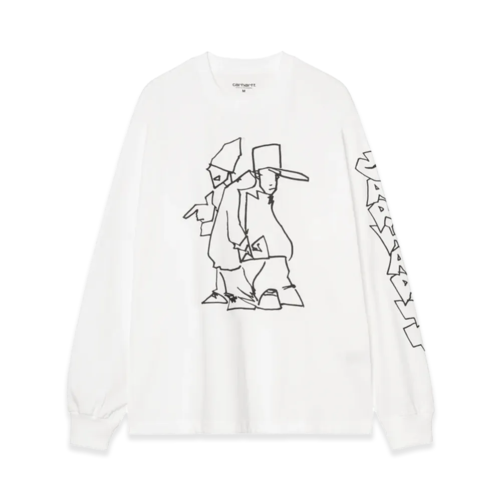 Carhartt WIP L/S Blinkerfluid T-Shirt "White"