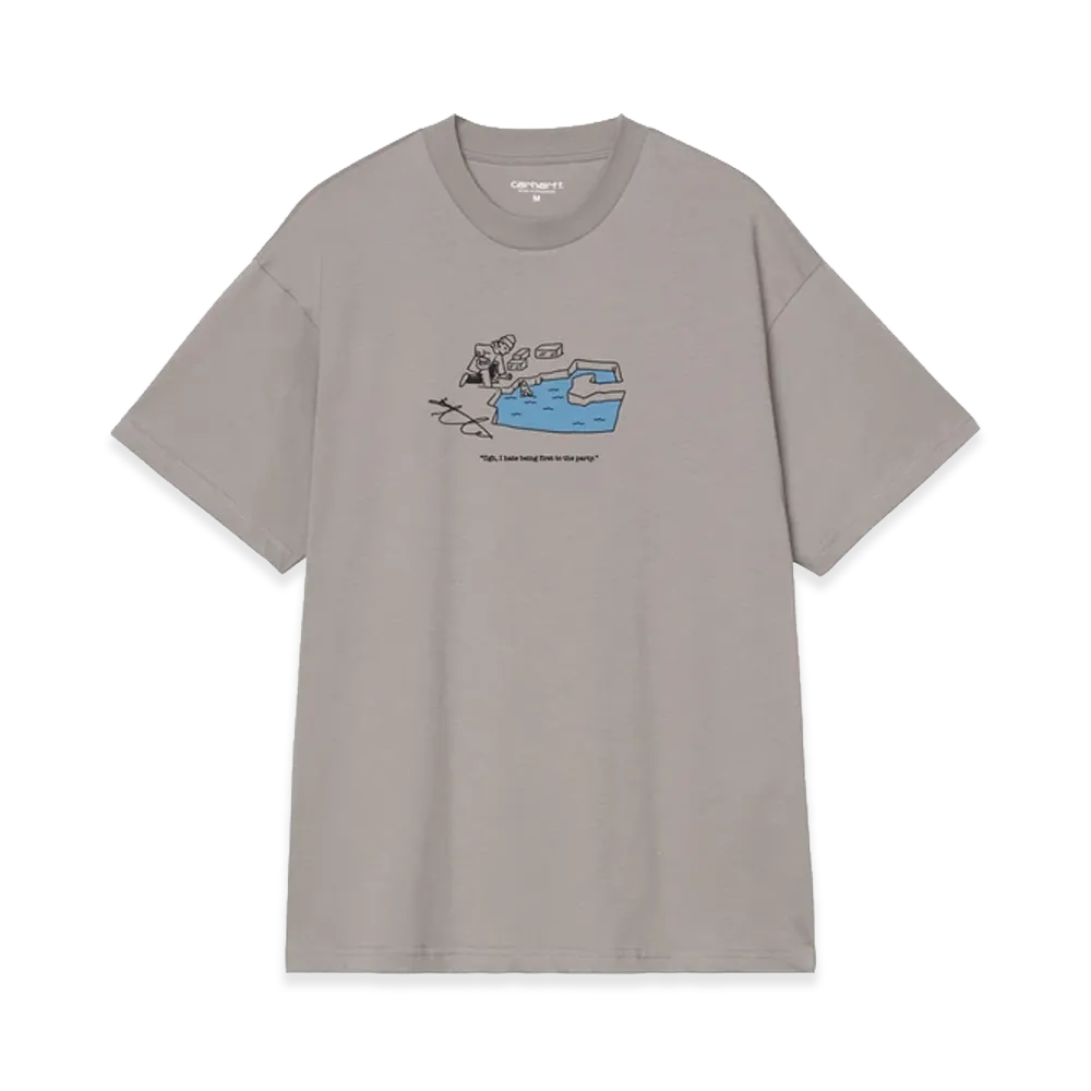 Carhartt WIP S/S Ice Fishing T-Shirt "Shady Grey"