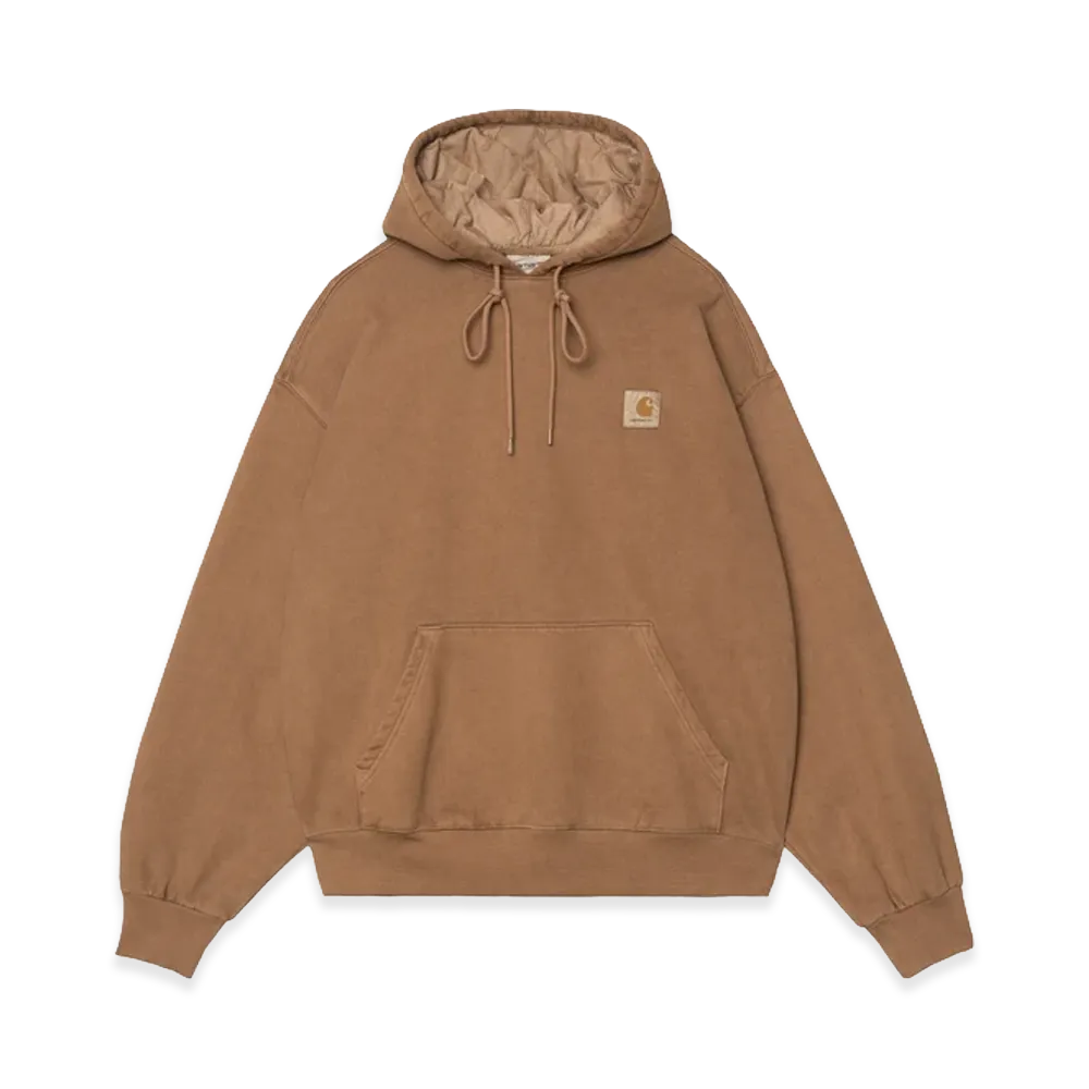 Carhartt WIP Hooded Vista Sweat "WIP H Brown Garment Dyed"