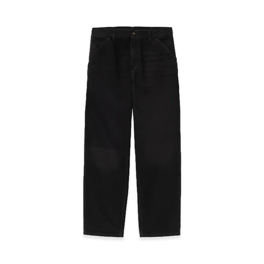 Carhartt WIP Single Knee Pant "Black Stone Canvas"