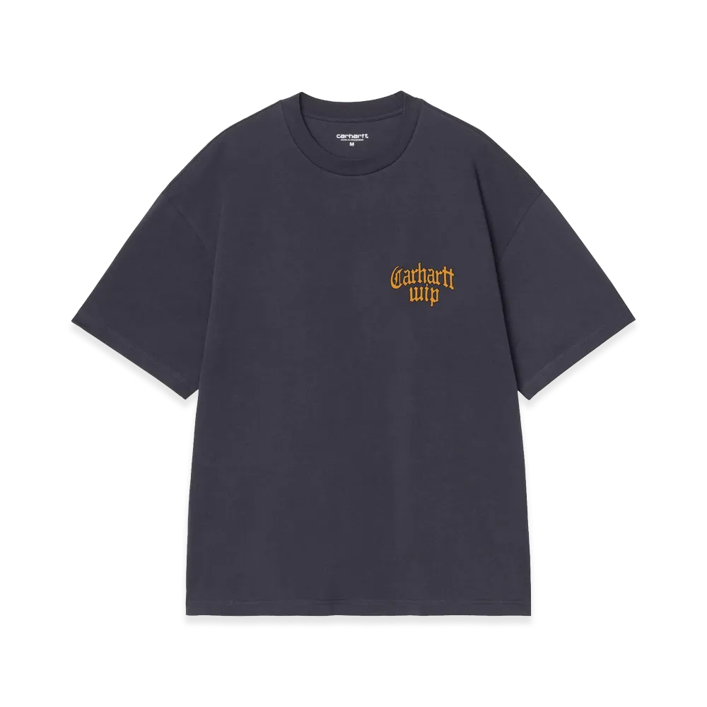 Carhartt WIP S/S Blackletter T-Shirt "Dark Navy"