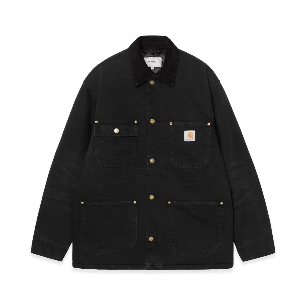 Carhartt WIP OG Chore Coat "Black/Black Stone Canvas"