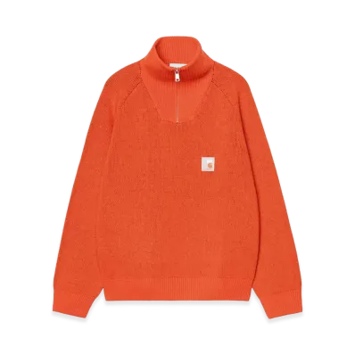 Carhartt WIP x Patta Half Zip Sweater "Safety Orange/Black"