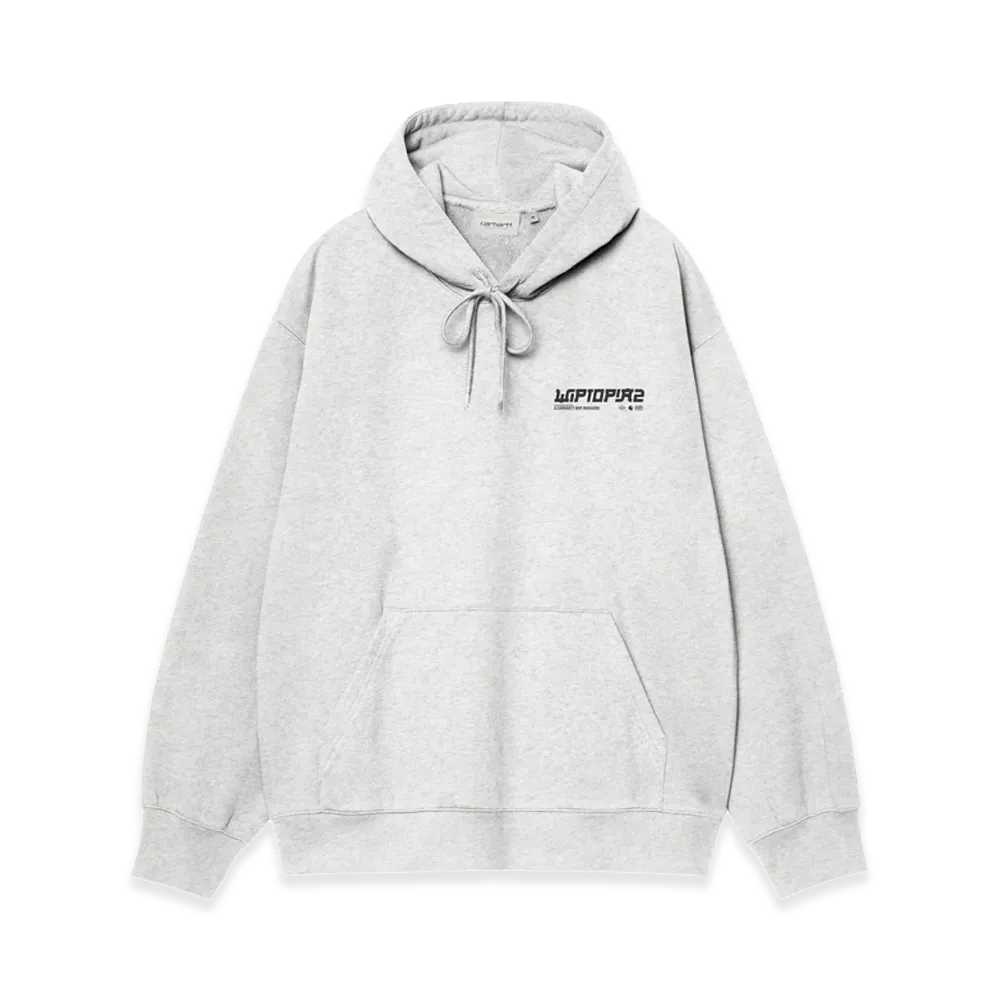 Carhartt WIP Hooded Wiptopia II Sweatshirt "Ash Heather"