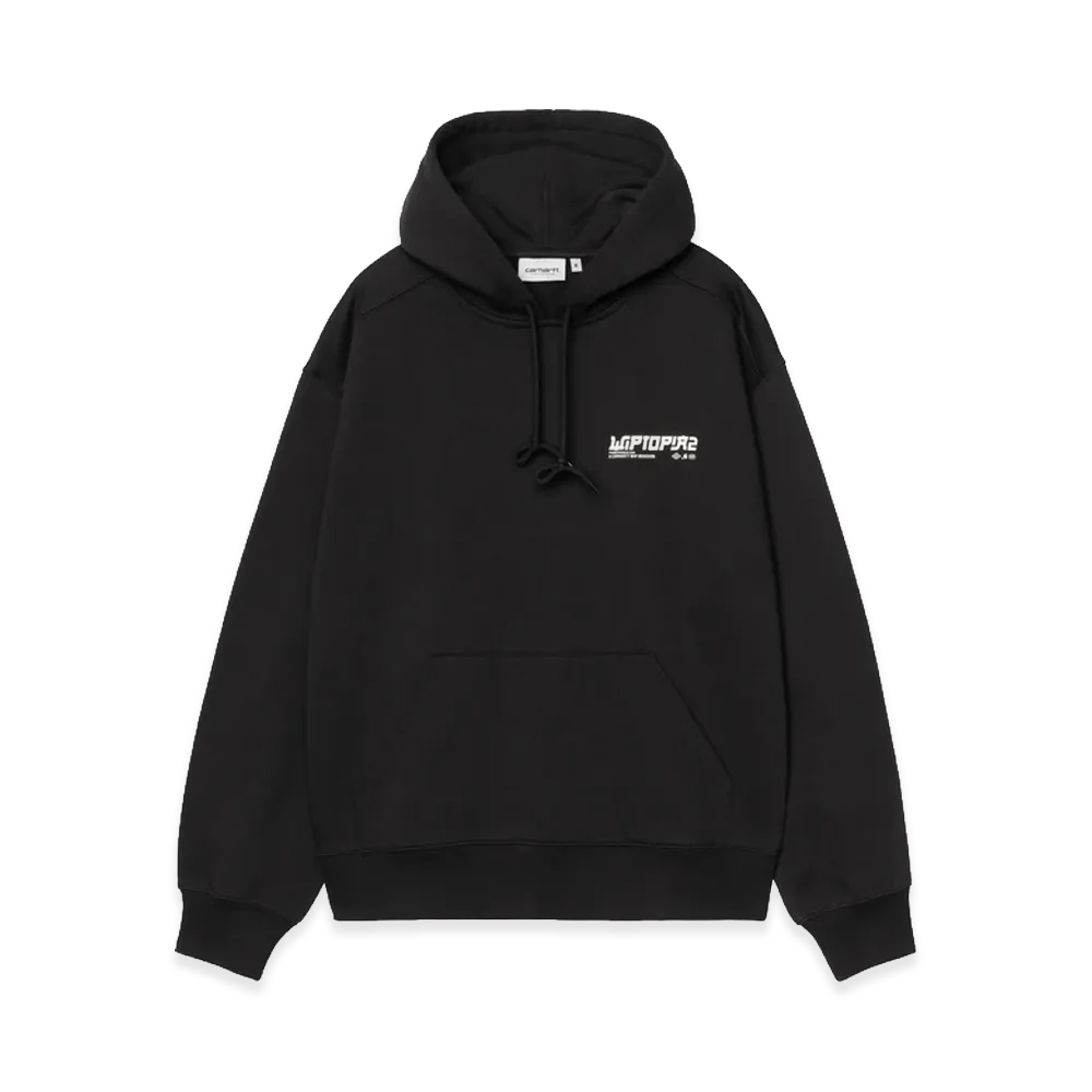 Carhartt WIP Hooded Wiptopia II Sweatshirt "Black"
