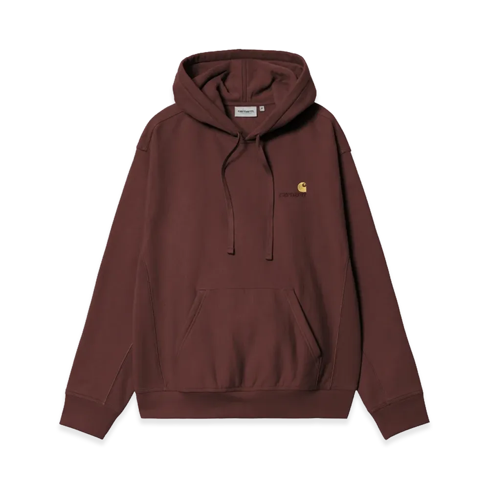 Carhartt WIP Hooded American Script Sweatshirt "Amarone"