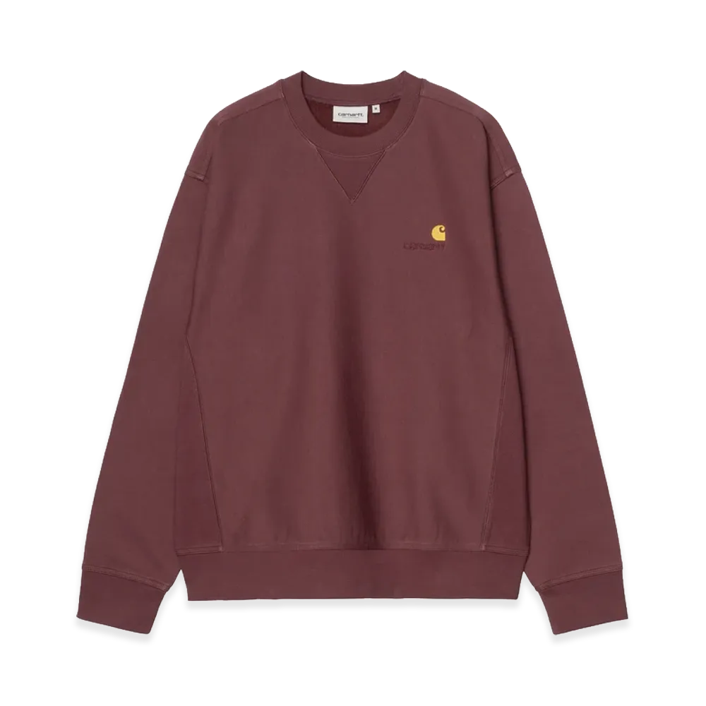 Carhartt WIP American Script Sweatshirt "Amarone"