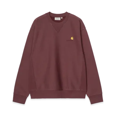 Carhartt WIP American Script Sweatshirt "Amarone"