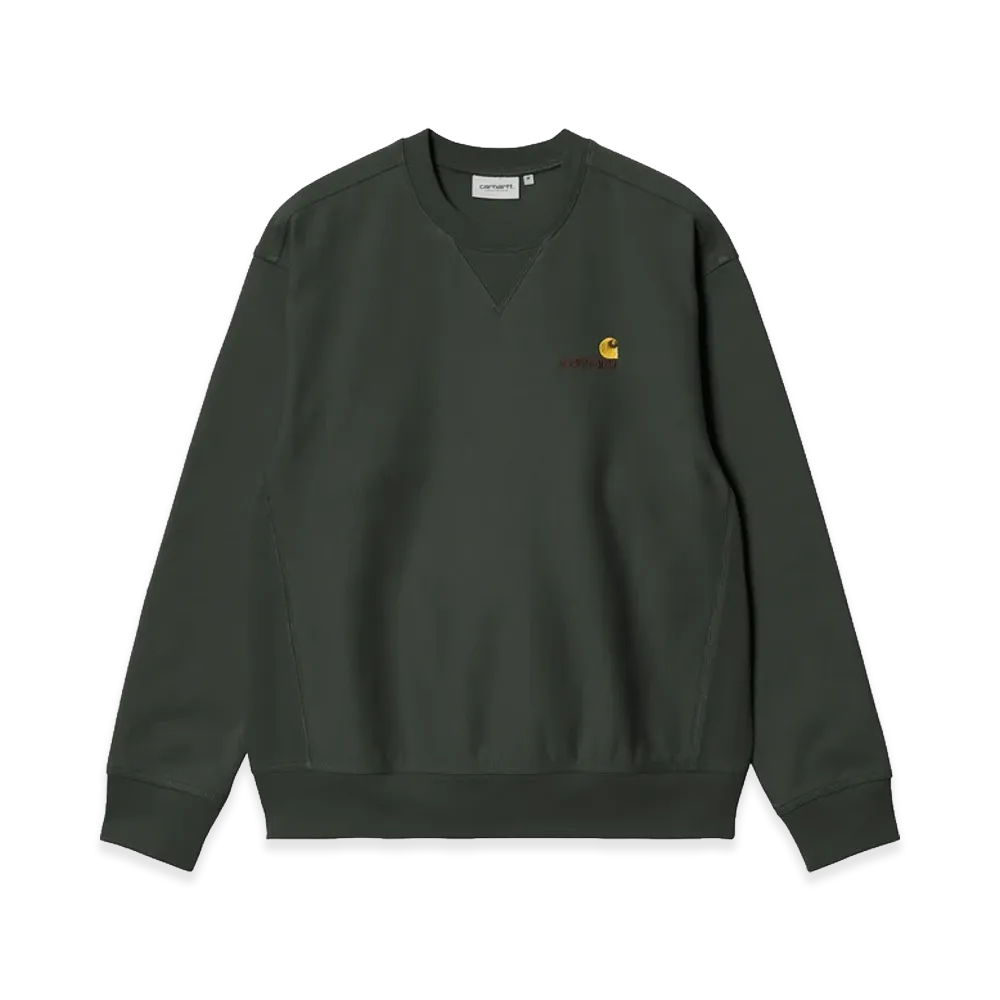 Carhartt WIP American Script Sweatshirt "Raven"