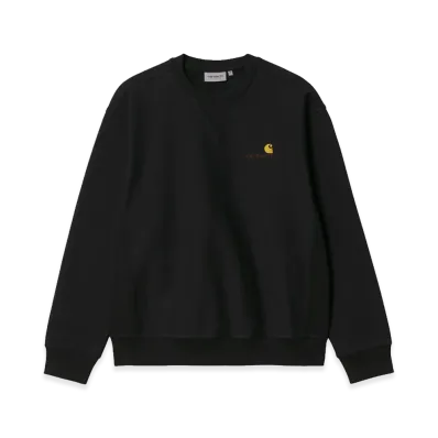 Carhartt WIP American Script Sweatshirt "Black"