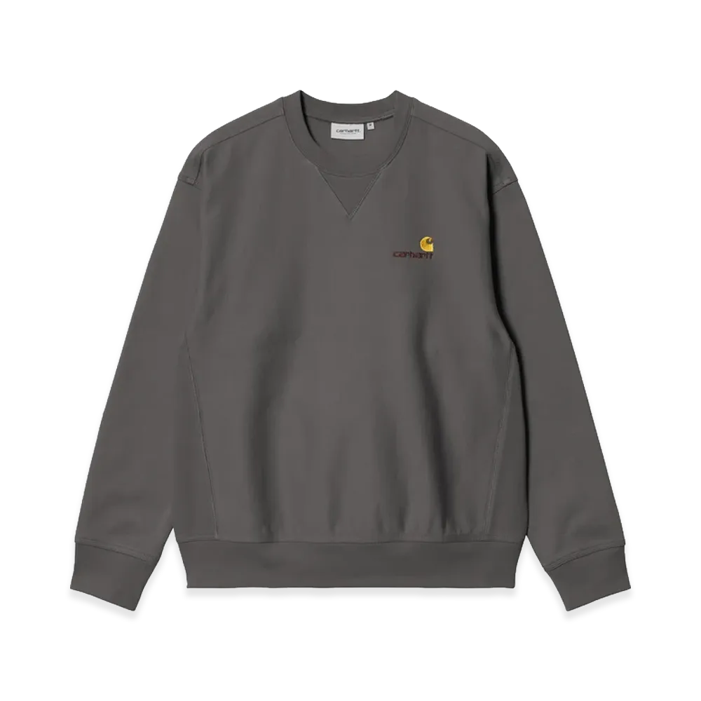 Carhartt WIP American Script Sweatshirt "Graphite"