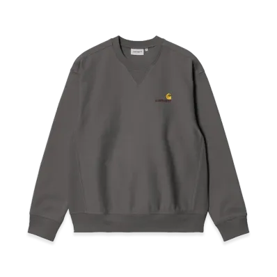 Carhartt WIP American Script Sweatshirt "Graphite"