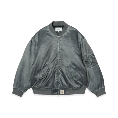 Carhartt WIP Orman Bomber "Raven Heavy Enzyme Wash"