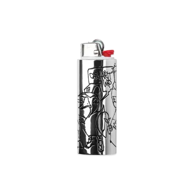 Carhartt WIP Blinkerfluid BIC Metal Lighter Case "Silver"