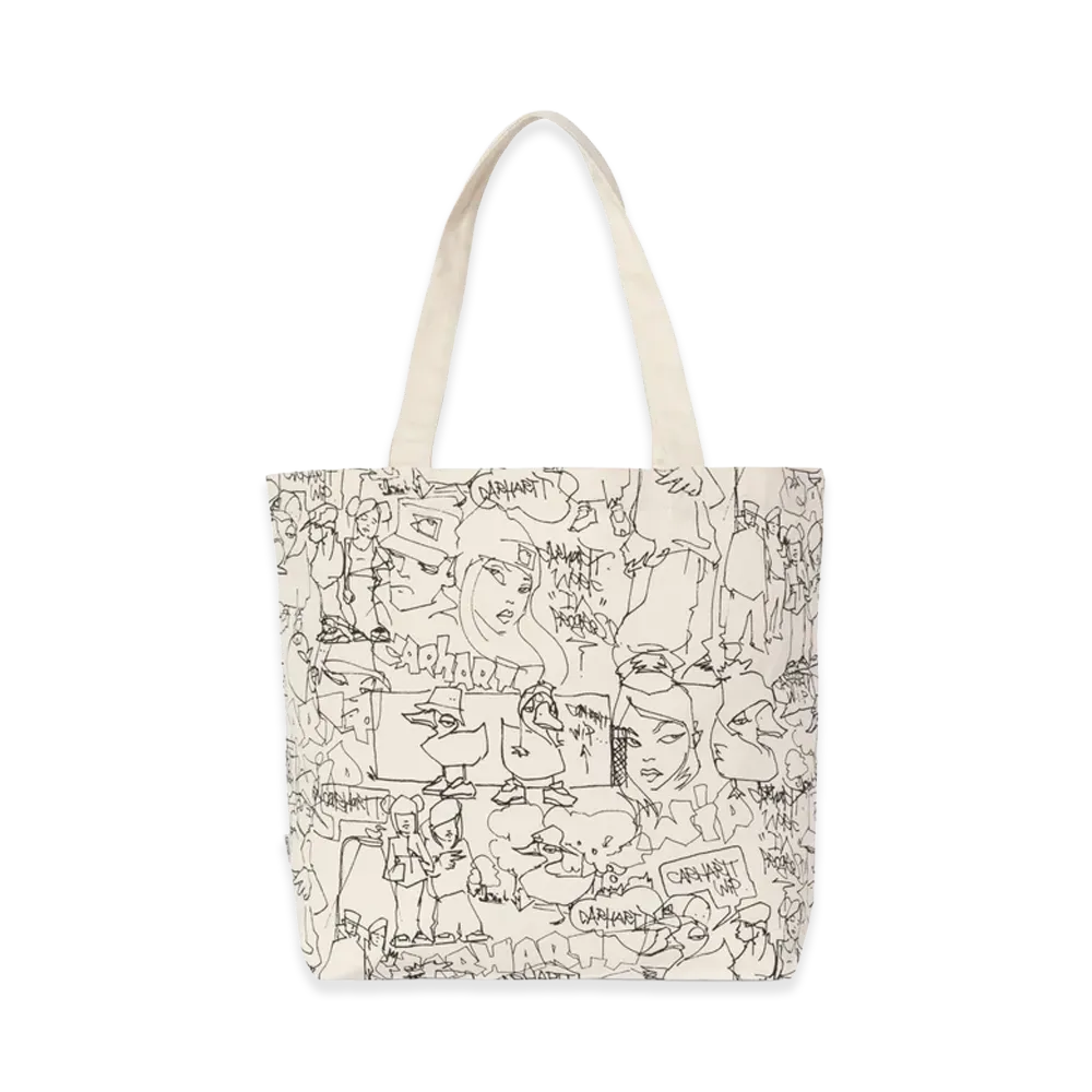 Carhartt WIP Blinkerfluid Tote "Blinkerfluid Print/Natural"