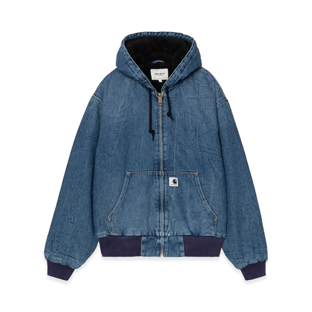 Carhartt WIP Women's OG Active Jacket "Blue Marble Used Wash"