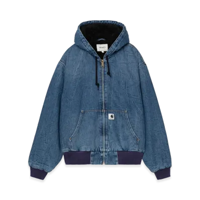 Carhartt WIP Women's OG Active Jacket "Blue Marble Used Wash"
