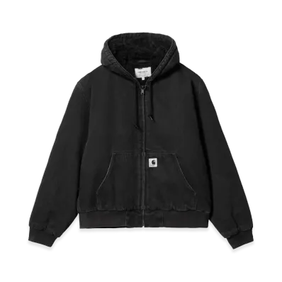 Carhartt WIP Women's OG Active Jacket "Black Stone Washed"