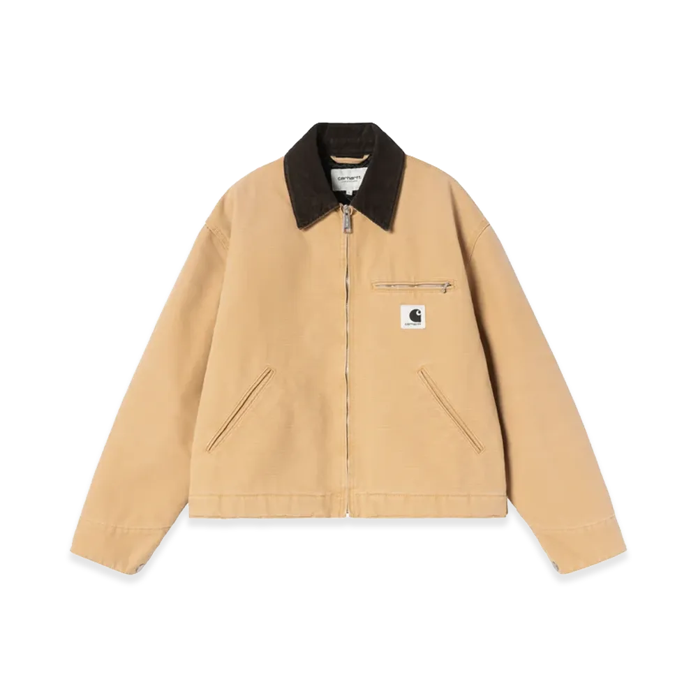 Carhartt WIP Women's OG Detroit Jacket "WIP Dusty H/Tobacco Stone Canvas"