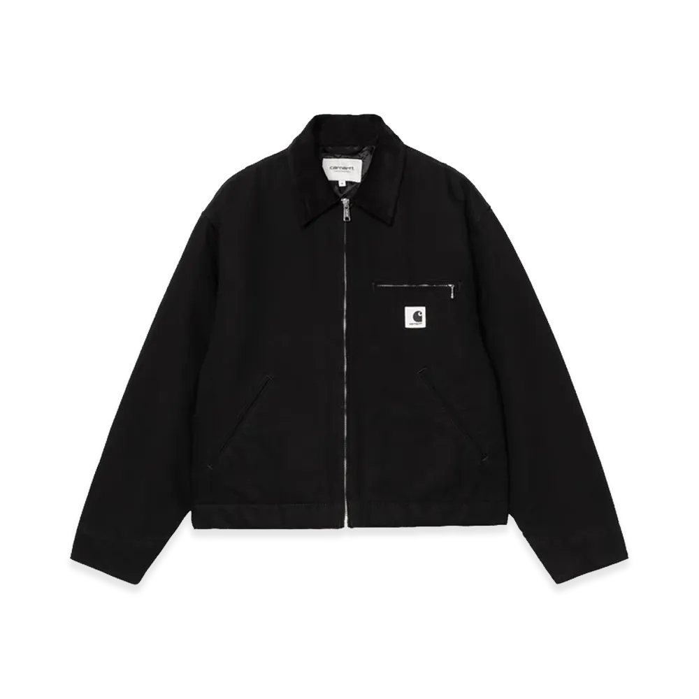 Carhartt WIP Women's OG Detroit Jacket "Black/Black Rinsed"