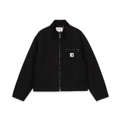 Carhartt WIP Women's OG Detroit Jacket "Black/Black Rinsed"