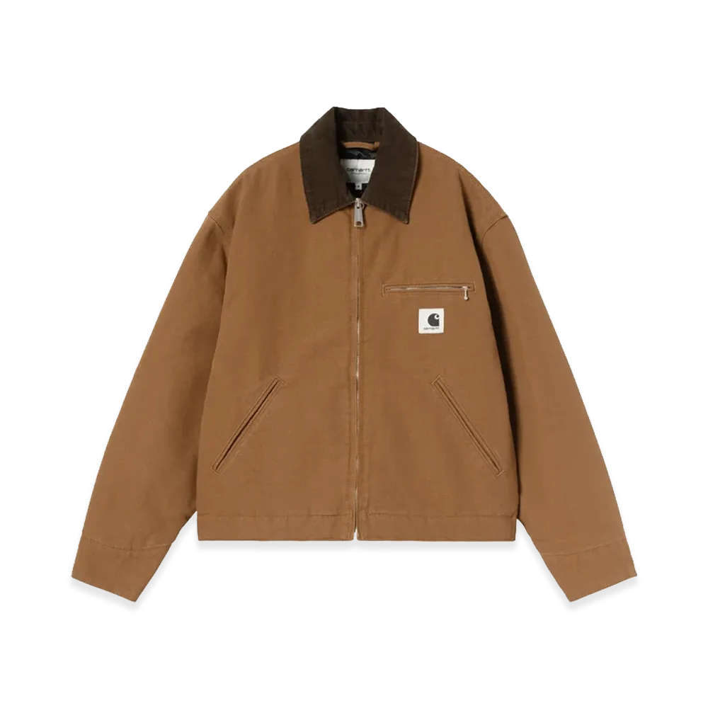 Carhartt WIP Women's OG Detroit Jacket "WIP H Brown/Tobacco Rinsed"