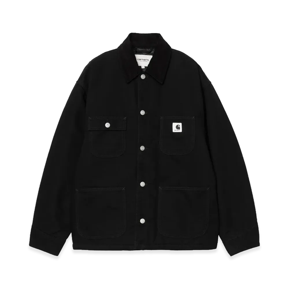 Carhartt WIP Women's OG Michigan Coat "Black/Black Rinsed"