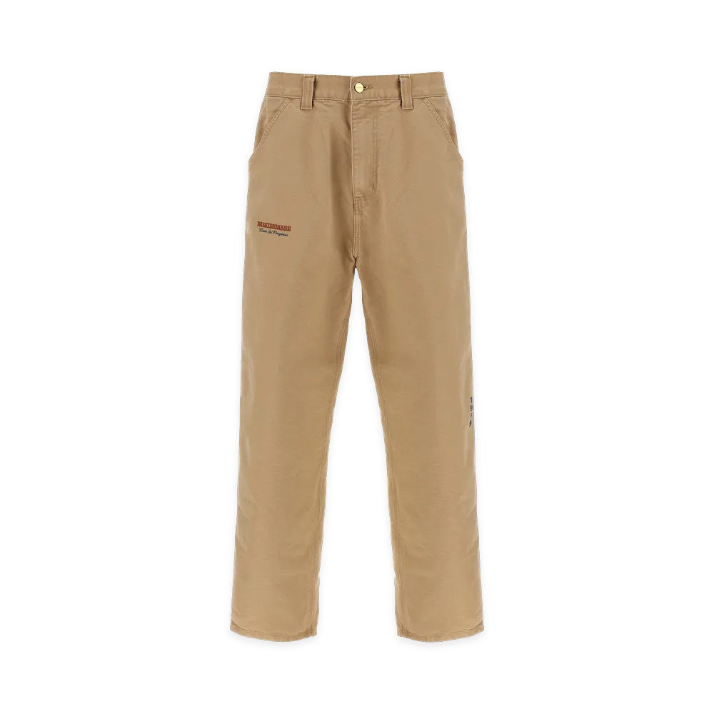 Carhartt WIP Single Knee Graphic Pants "Beige"