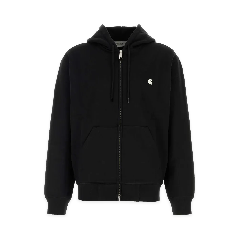 Carhartt WIP Cotton Blend Hooded Mack Jacket "Black"