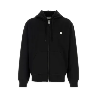 Carhartt WIP Cotton Blend Hooded Mack Jacket "Black"