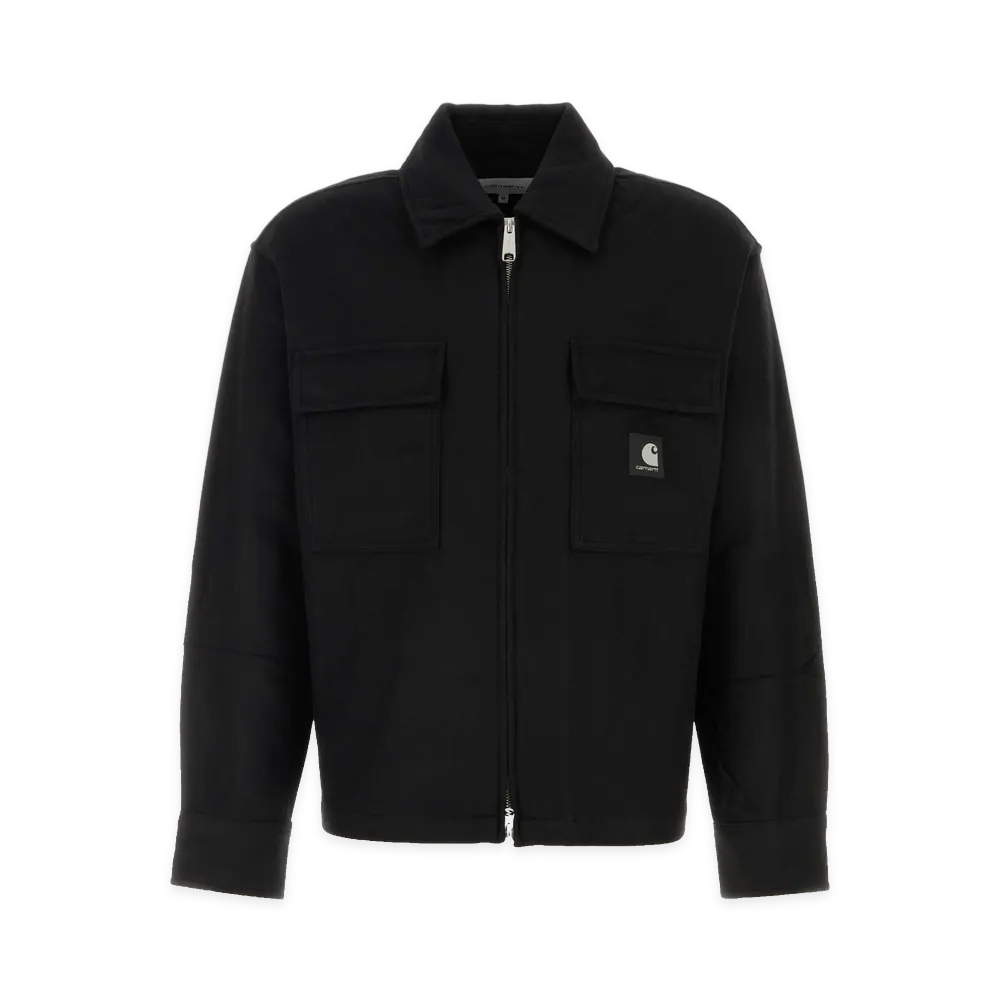 Carhartt WIP Flannel Atoka Shirt Jacket "Black"