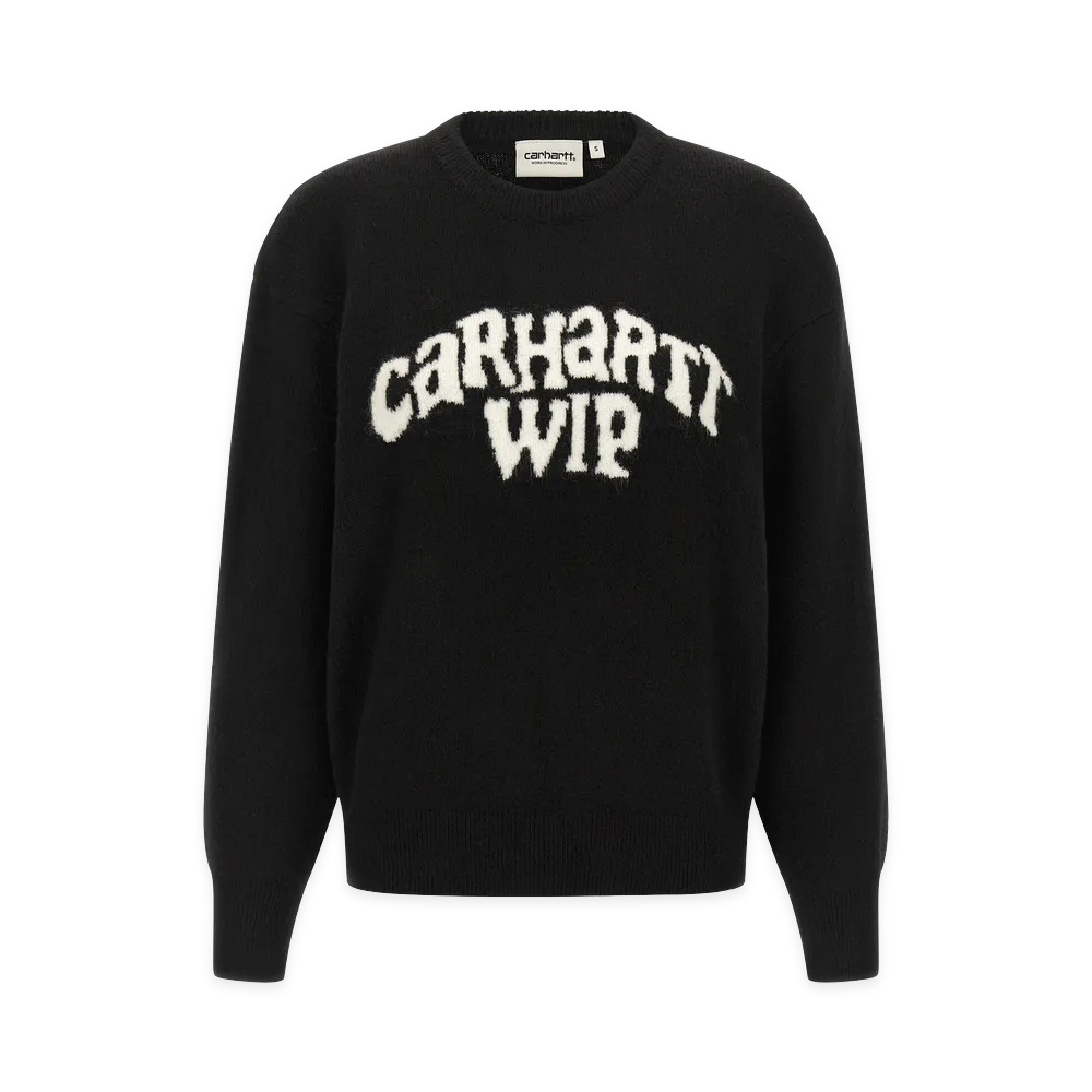 Carhartt WIP Women's LOGo Intarsia Sweater "Black"