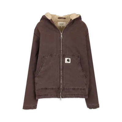 Carhartt WIP Women's Womens Hooded Mitch Jacket "Brown"