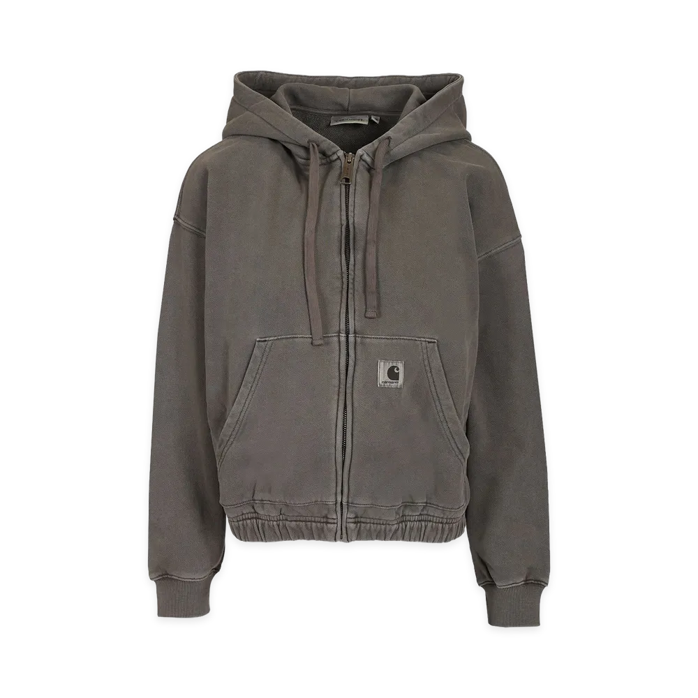 Carhartt WIP Women's Zip-Up Sweatshirt "Black"