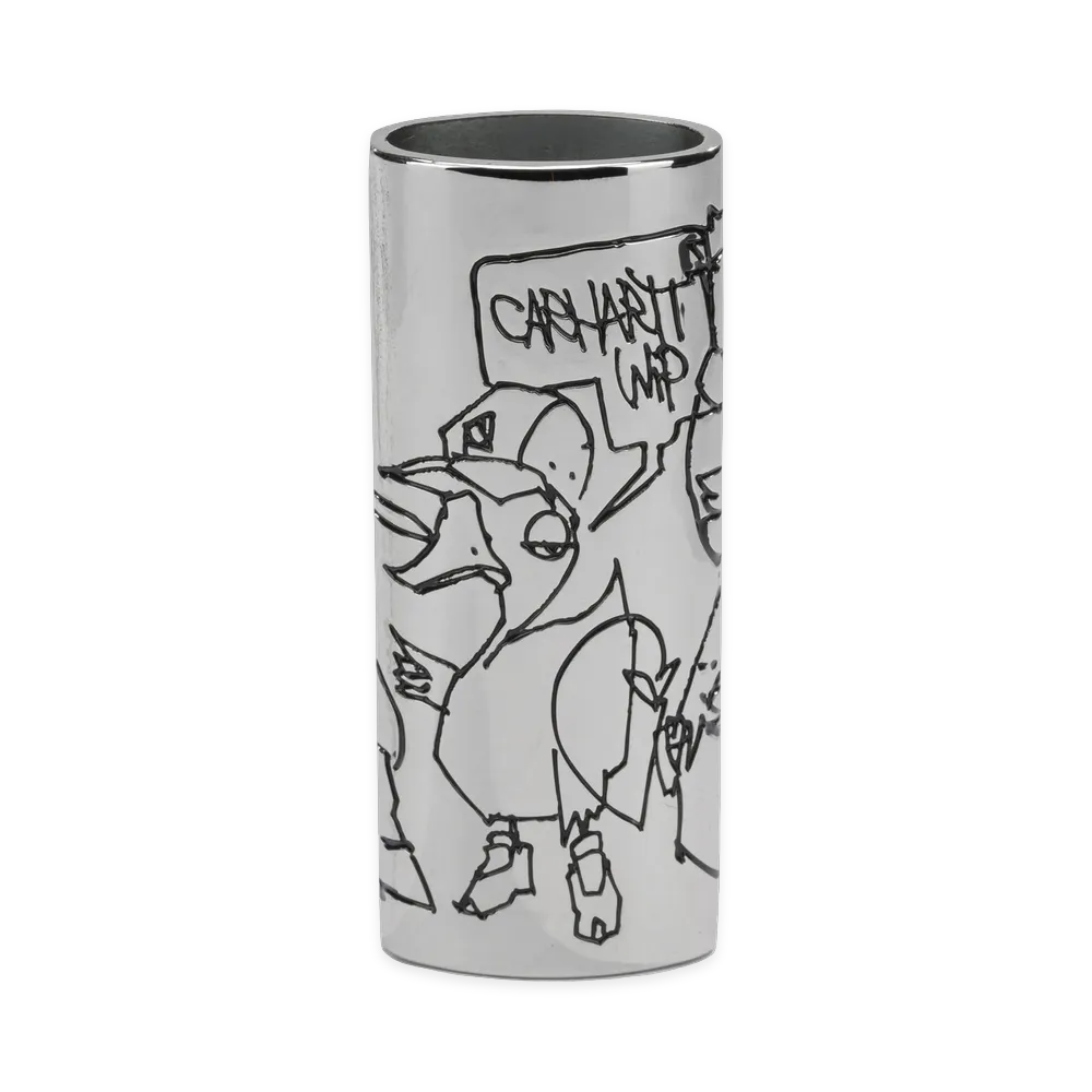 Carhartt WIP Blinkerfluid Bic Lighter Holder "Silver"