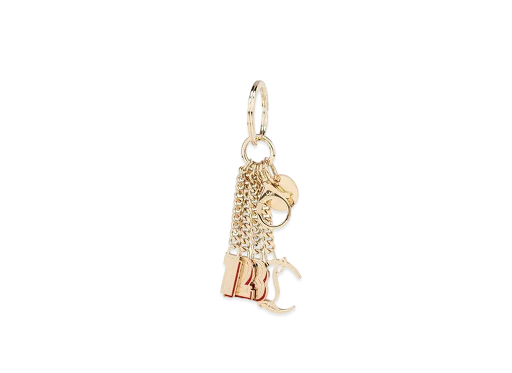 Christian Louboutin 123 Cl Keyring "Gold"